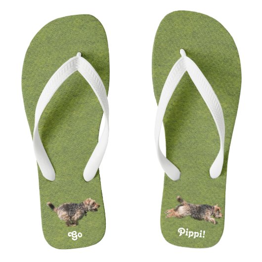 Lopende Teenslippers van Welsh Terrier (Voetbed)