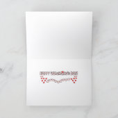 Lopende Valentijn © - Hardloop Valentijnsdag Kaart (Binnen)