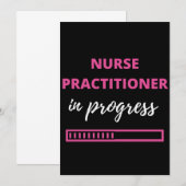 Lopende verpleegkundige bedankkaart (Voorkant / Achterkant)