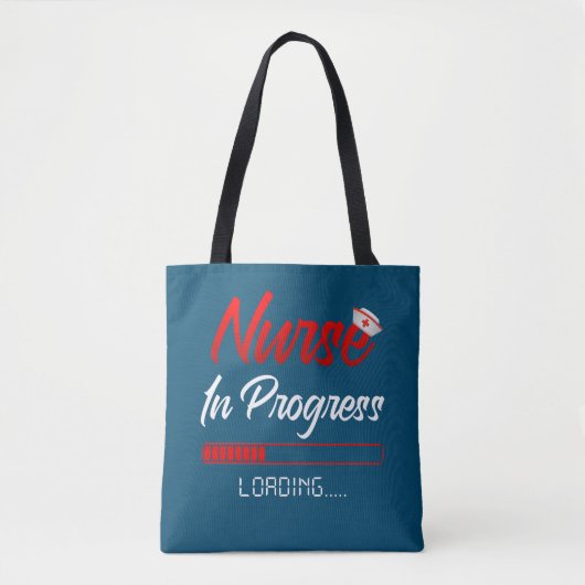 Lopende verpleegkundigen en studenten tote bag (Voorkant)