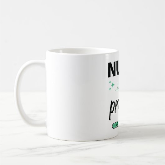 Lopende verpleegster koffiemok (Links)