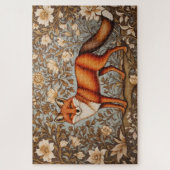 Lopende Vos geïnspireerd door William Morris Legpuzzel (Verticaal)