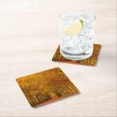 Lopende weg door het bos in het najaar onderzetter (Insitu)