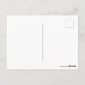 Lopende wijngaard briefkaart (Achterkant)