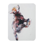 Lopende wolvenpup magneet (Verticaal)