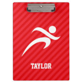 Loper; Scarlet Red Stripes Klembord (Voorkant)