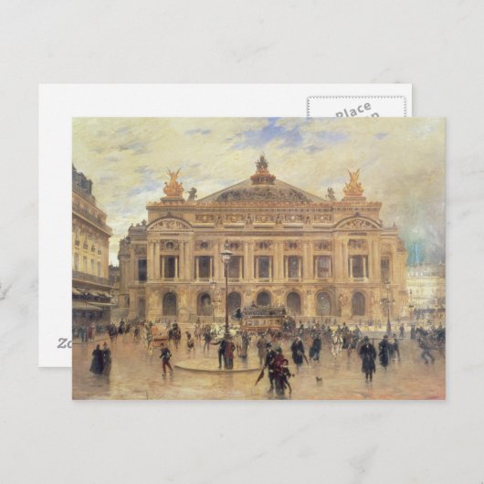 L'Opera, Parijs Briefkaart (Voorkant / Achterkant)