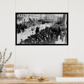 Lopers in de Brooklyn Marathon van 1909 Poster (Keuken)