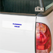 Lopers zijn de baas! bumpersticker (Op Truck)
