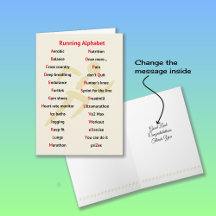 Lopersalfabet sportief thema