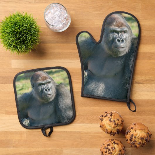 Lope's Little Quirk in de zon Ovenwant & Pannenlap Set (Top down)