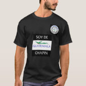 Lopez El Chapincito Soy De Guatemala Chapin Black T-shirt (Voorkant)