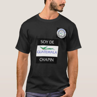 Lopez El Chapincito Soy De Guatemala Chapin Black T-shirt