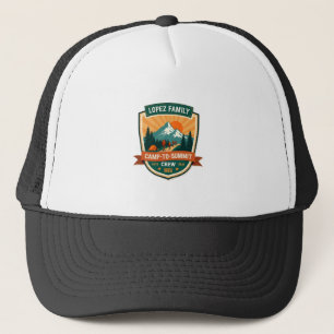 Lopez Family Camp-To-Summit Crew Vintage Wandelaar Trucker Pet