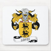Lopez Family Crest Muismat (Voorkant)