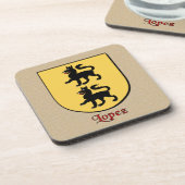 Lopez Family Shield Onderzetter (Linkerzijde)