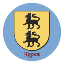 Lopez Family Shield Stickers
