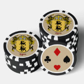 Lopez Heraldic Arms Pokerchips
