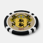 Lopez Heraldic Arms Pokerchips