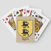 Lopez Heraldic Shield Pokerkaarten (Achterkant)
