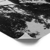 Lopez Island, WA - Geviste boten in Bay Poster (Hoek)