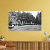 Lopez Island, WA - Lodge Hendersan Camps Canvas Afdruk (Insitu (Woonkamer))