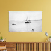 Lopez Island, WA - Rosalie Ferry San Juan Canvas Afdruk (Insitu (Woonkamer))