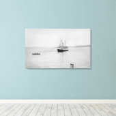 Lopez Island, WA - Rosalie Ferry San Juan Canvas Afdruk (Insitu (Houten vloer))