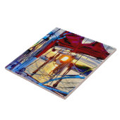 Lopez Island Zeilen en zonsondergang Decoratieve T Tegeltje (Zijkant)