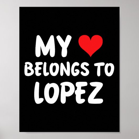 Lopez - Mijn hart is van Lopez - Liefde Poster (Voorkant)