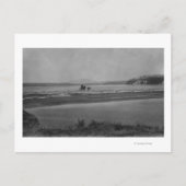 Lopez, WA - Uitzicht Turtle Back Mountain op afsta Briefkaart (Voorkant)