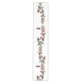 Lophornis Hummingbird Birds Flowers Table Runner Medium Tafelloper (Voorkant)