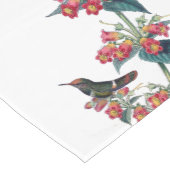 Lophornis Hummingbird Birds Flowers Table Runner Medium Tafelloper (Hoek)