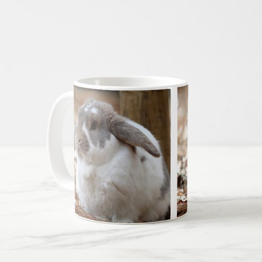 Lopoorkonijn Koffiemok (Voorkant links)