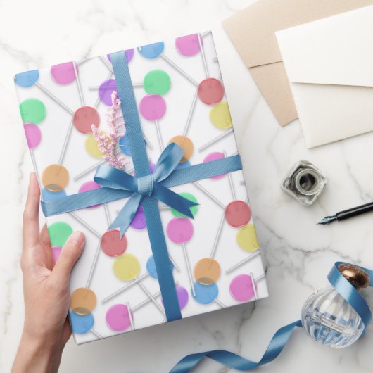 Loppen van snoep cadeaupapier (Geschenken)