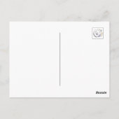 Loppitokki Bunny omarmt de magische Schorpioen Zod Briefkaart (Achterkant)