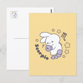 Loppitokki Bunny Omarmt Schorpioen Zodiac Magie I Briefkaart