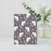 Loppitokki's Kosmische Schorpioen Patroon: Konijn Briefkaart (Staand voorkant)