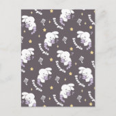 Loppitokki's Kosmische Schorpioen Patroon: Konijn Briefkaart (Voorkant)
