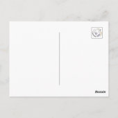 Loppitokki's Kosmische Schorpioen Patroon: Konijne Briefkaart (Achterkant)