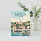 Lopud-eiland Kroatië Briefkaart (Staand voorkant)
