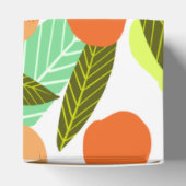 Loquat Fruit Patroon Bruidsmeisje Shower Perzik   Bedankdoosjes (Bovenkant)