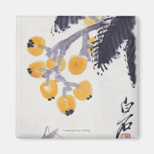 Loquats en een Sprinkhaan Magneet
