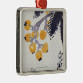 Loquats en een sprinkhaan metalen ornament (Rechts)