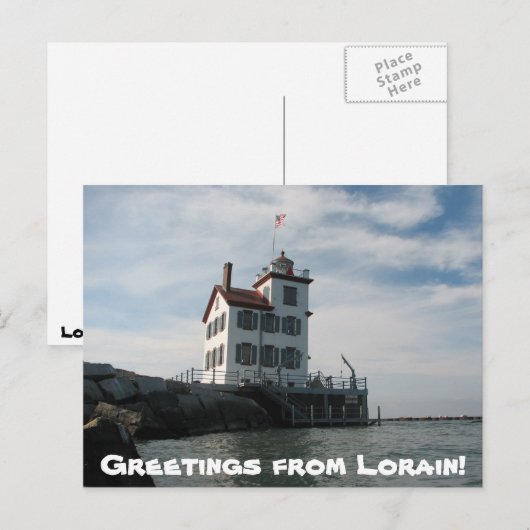 Lorain briefkaart (Voorkant / Achterkant)