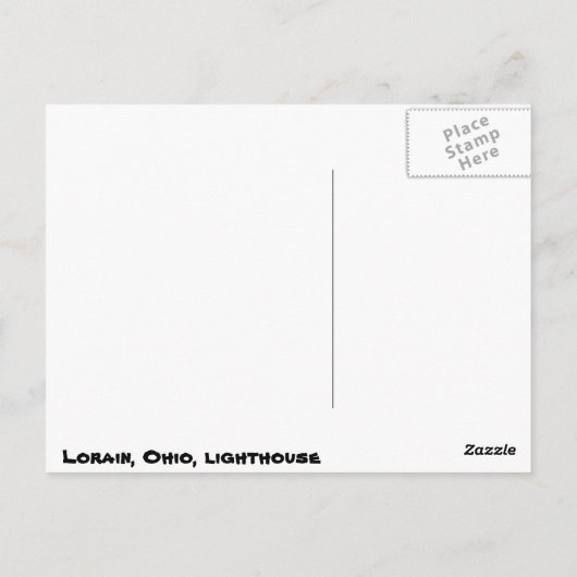 Lorain briefkaart (Achterkant)