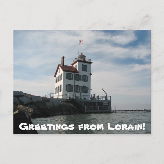 Lorain briefkaart (Voorkant)