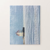 Lorain Lighthouse in Winter Legpuzzel (Verticaal)