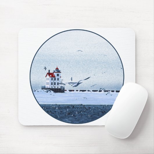Lorain Lighthouse Muismat (Met muis)