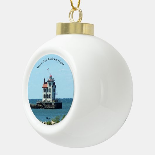 Lorain West Breakwater Light ornament (Rechts)